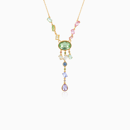 Aurora Cascade Pendant Necklace
