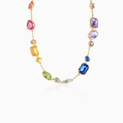 Aurora Cascade Gemline Necklace