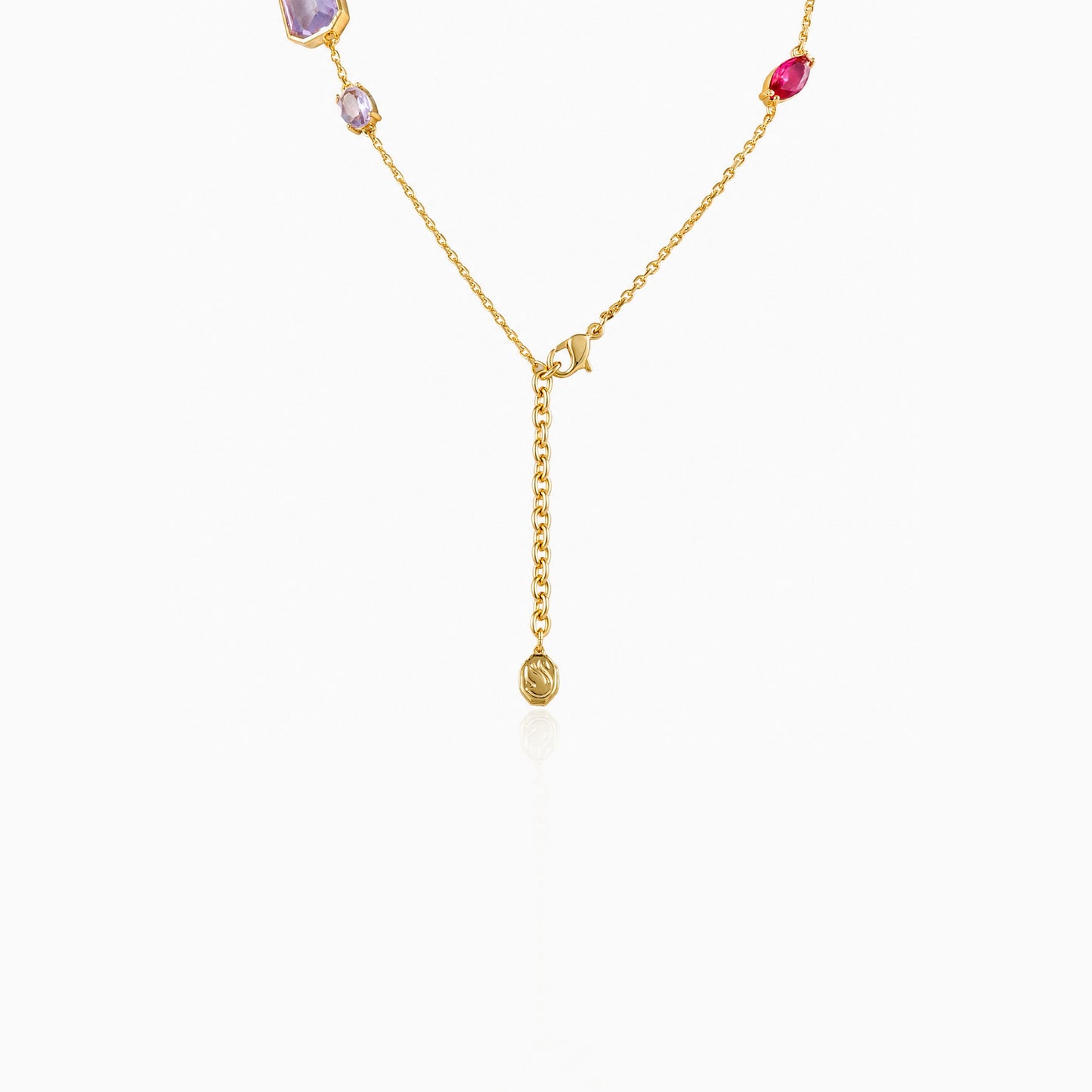 Aurora Cascade Gemline Necklace