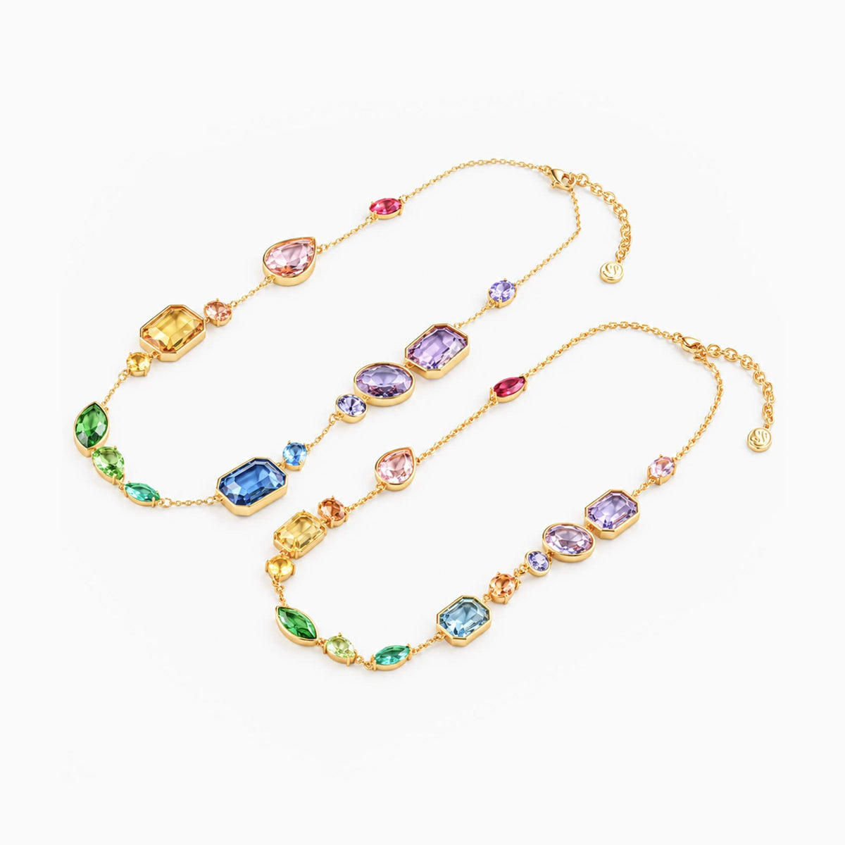 Aurora Cascade Gemline Necklace