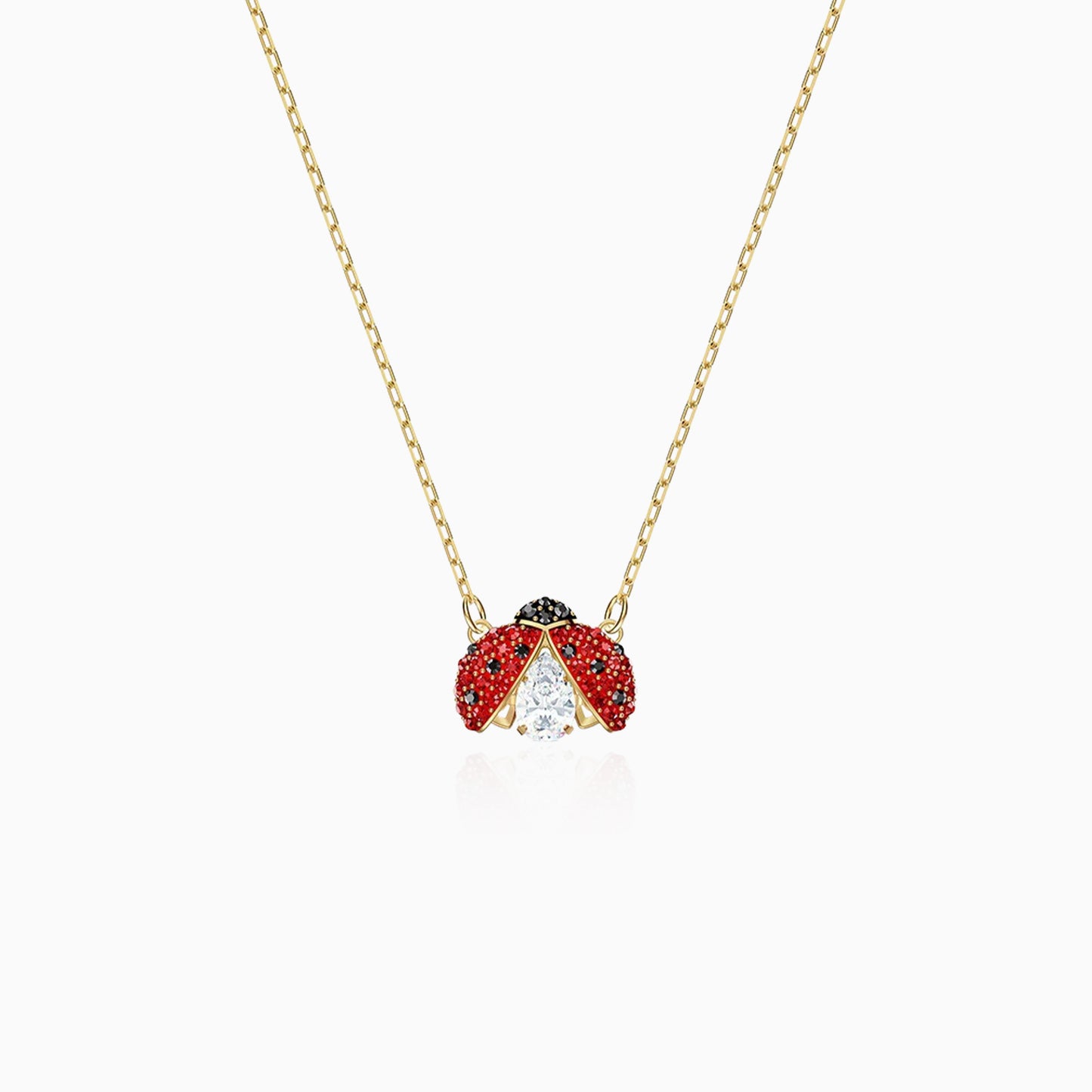 Crimson Luck Ladybug Necklace