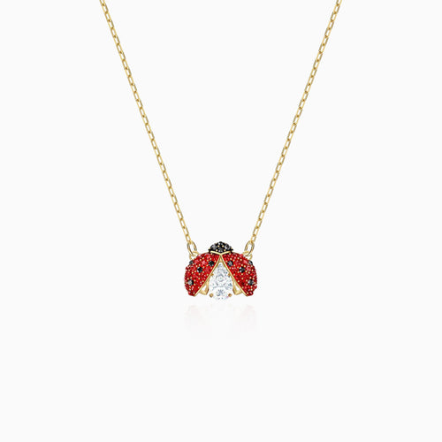 Crimson Luck Ladybug Necklace