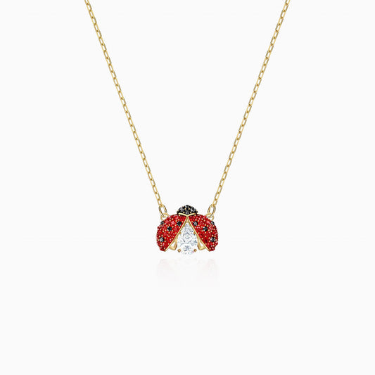 Crimson Luck Ladybug Necklace