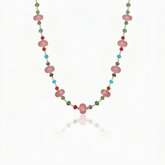 Earth Tone Gemstone Nacklace