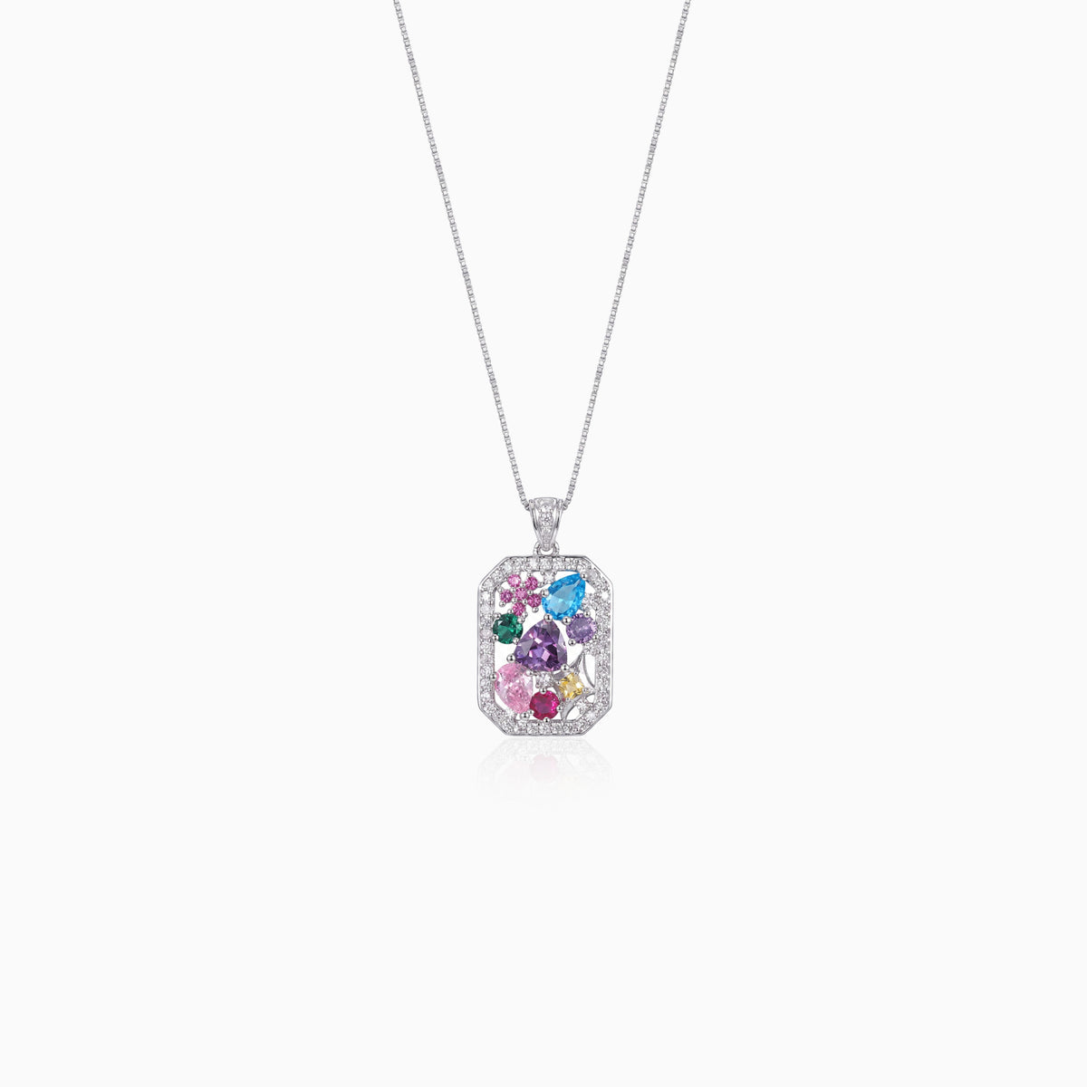 Geometric Color Necklace
