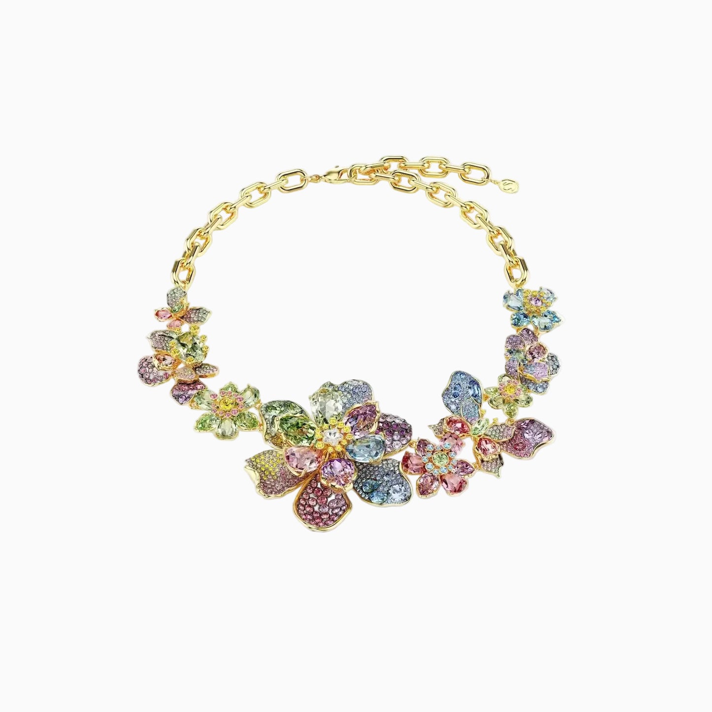Kaleidoscope Floral Cascade Necklace