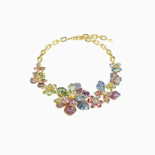 Kaleidoscope Floral Cascade Necklace