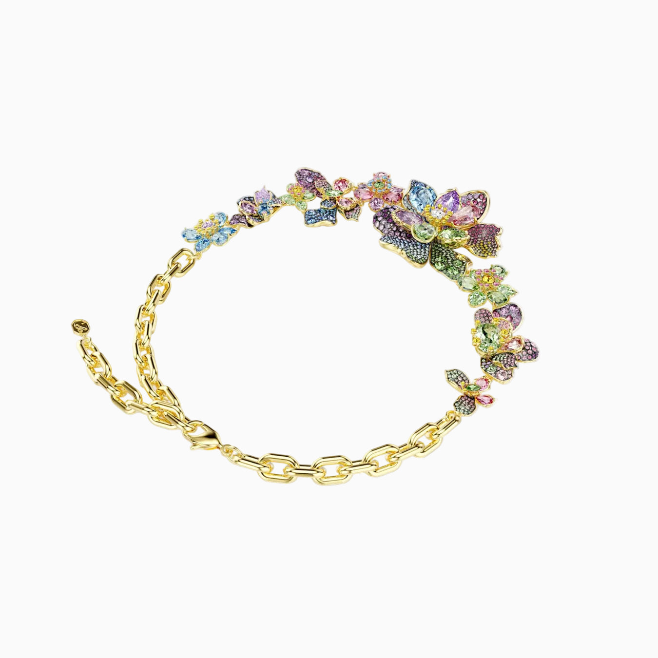 Kaleidoscope Floral Cascade Necklace