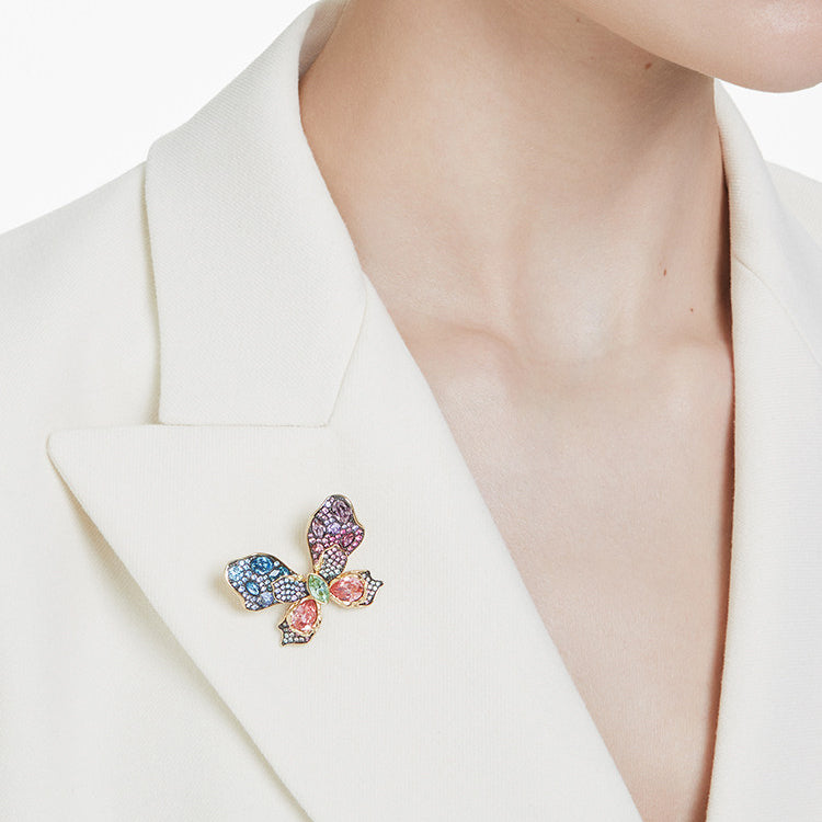 Kaleidoscope Aura Butterfly Necklace