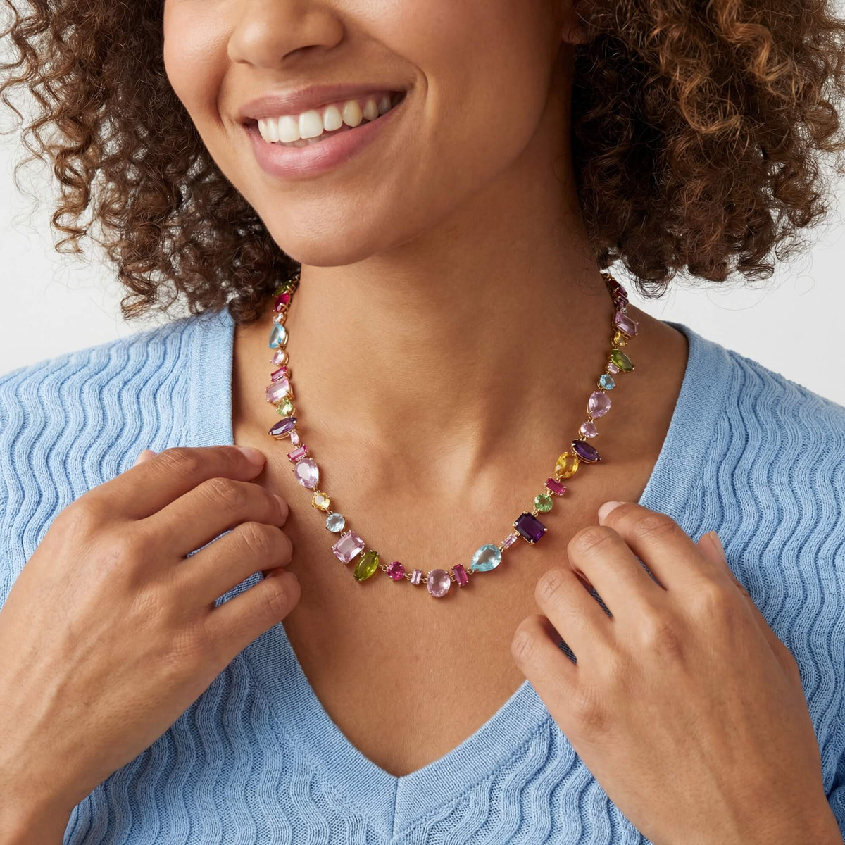 Spectrum Mosaic Necklace
