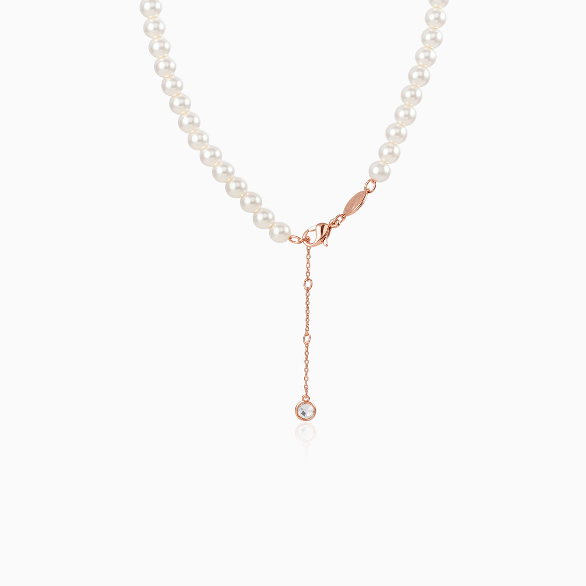 Sparking Heart Pearls Necklace