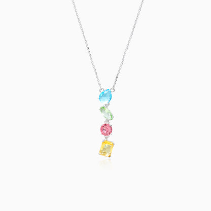 Linear Geometric Necklace