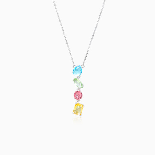 Linear Geometric Necklace