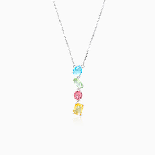 Linear Geometric Necklace