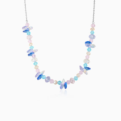 Blue Tide Ocean Crystal Necklace