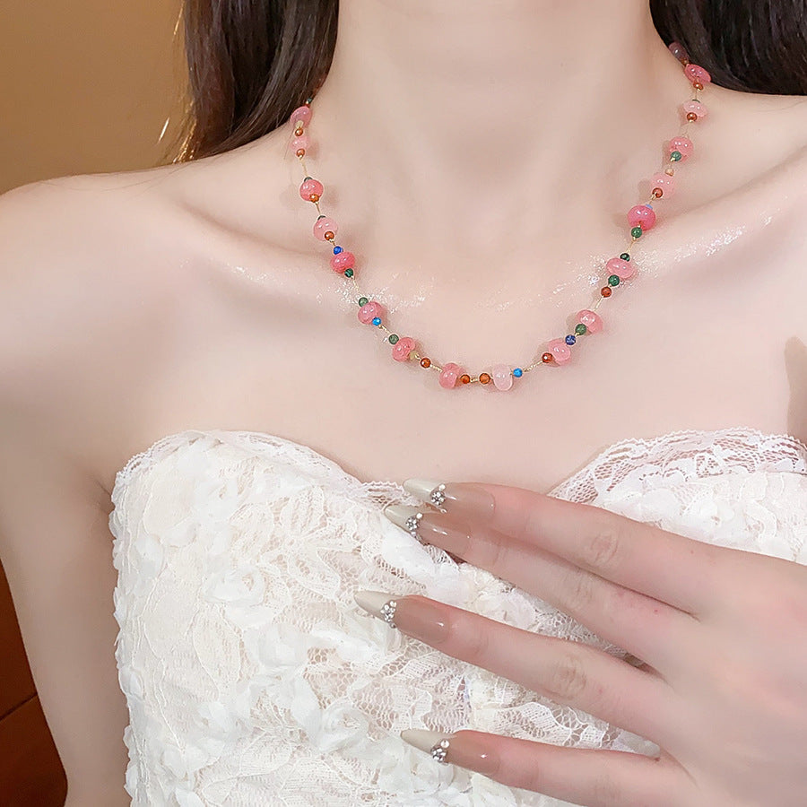 Earth Tone Gemstone Nacklace