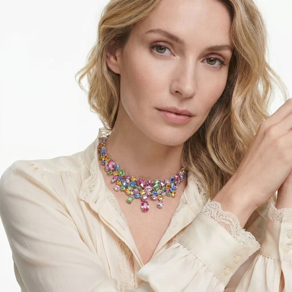 Gemfall Statement Necklace
