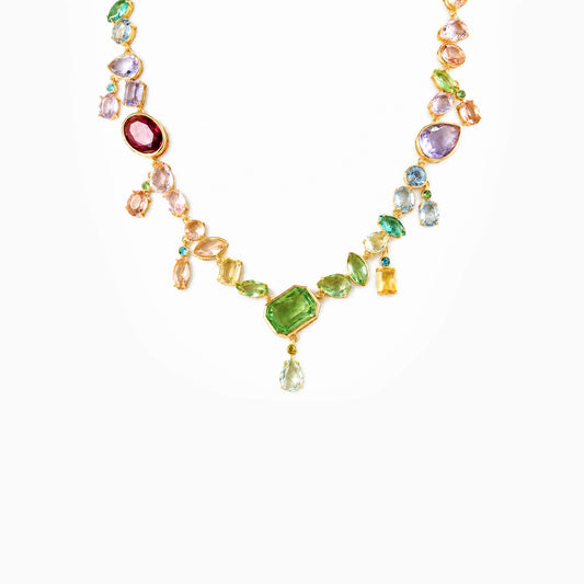 Aurora Cascade Gemfall Necklace