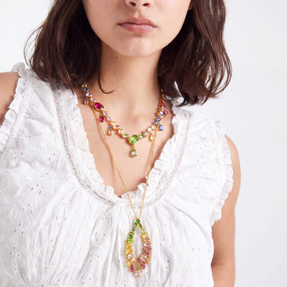 Prism Teardrop Necklace