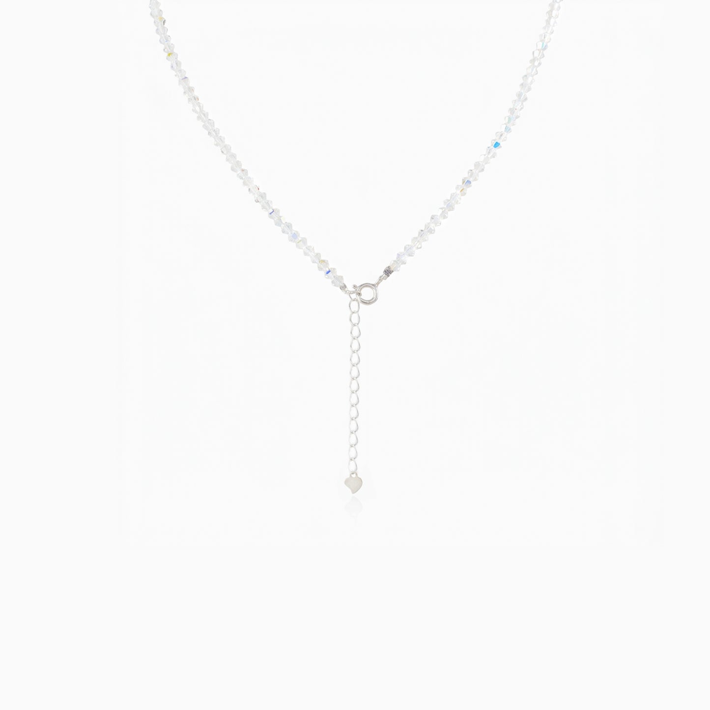 Color Floating Charm Crystal Necklace