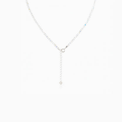 Color Floating Charm Crystal Necklace