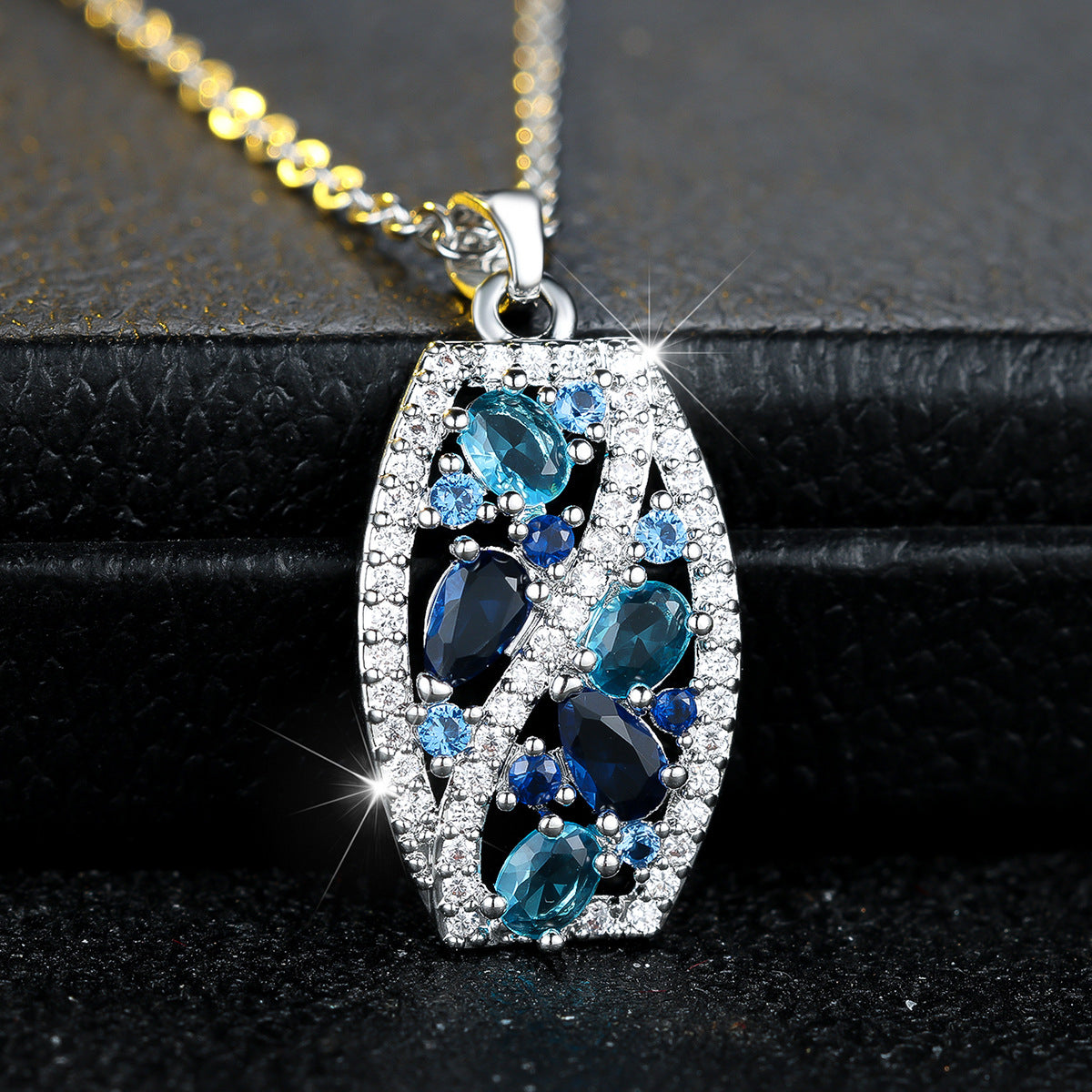 Blue Tide Ocean Pendant