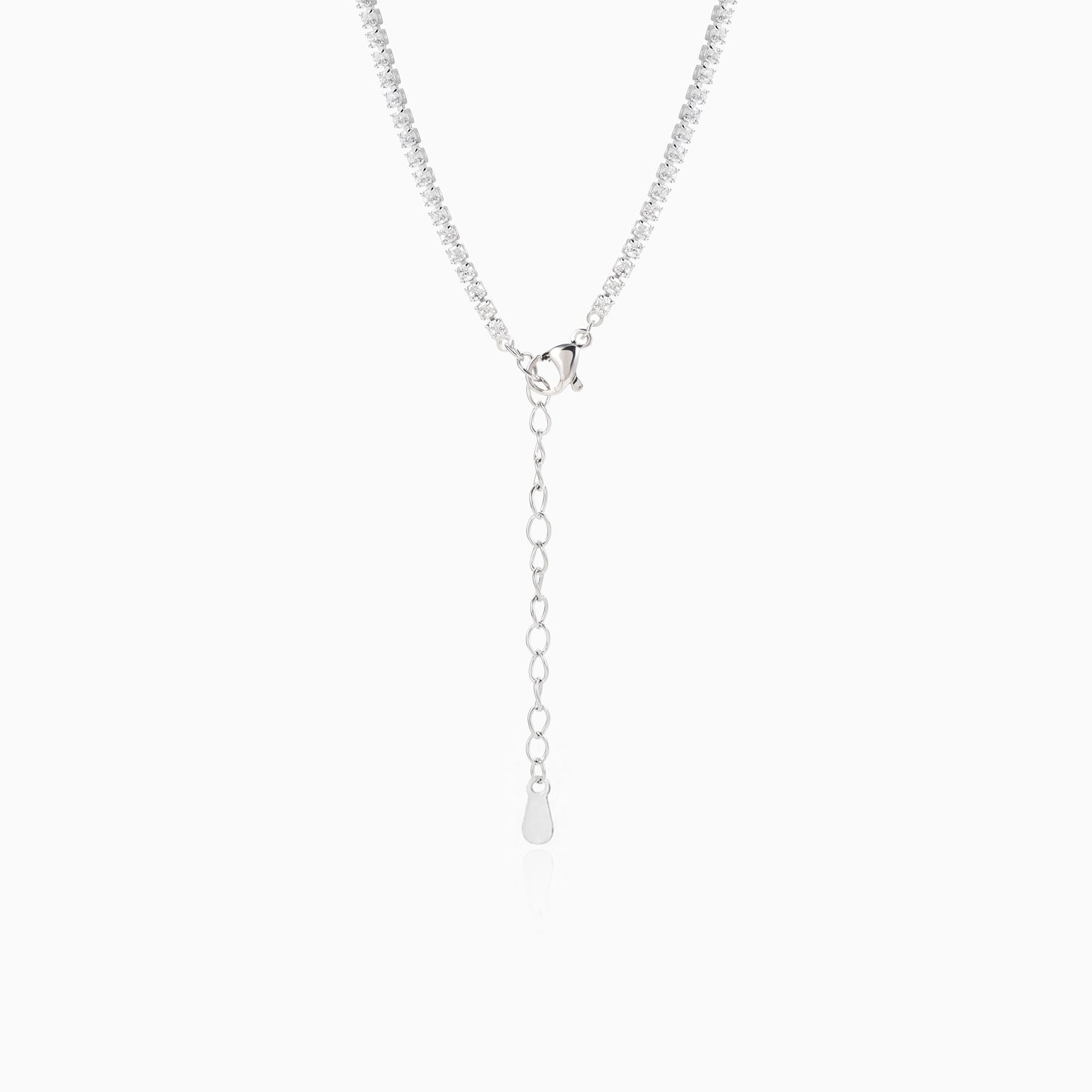 Pink Radiant Heart Necklace