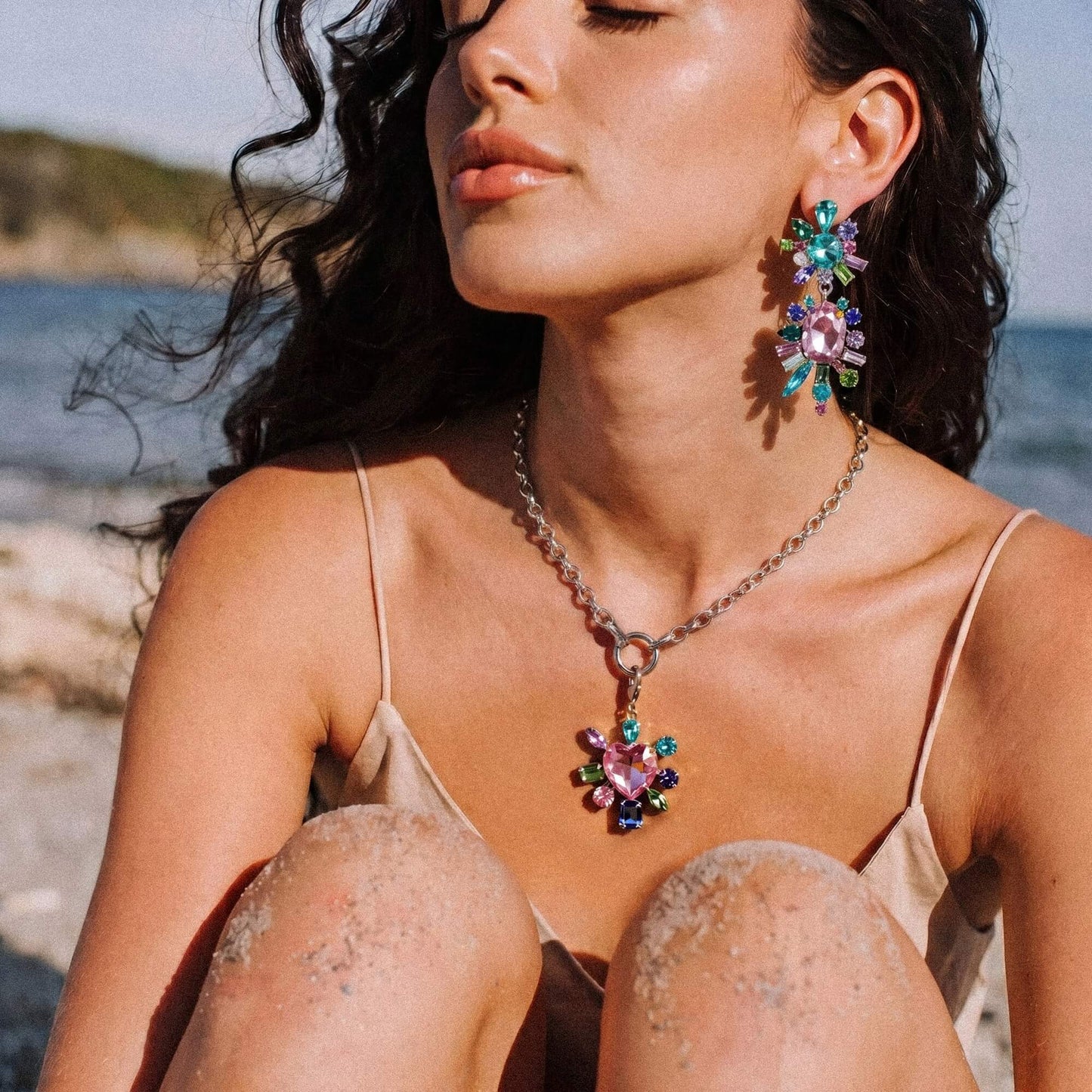 Pastel Prism Burst Necklace
