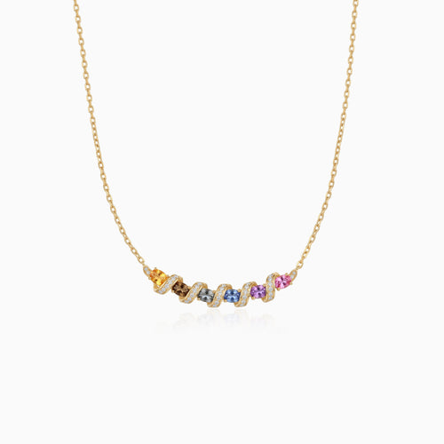 Twisted Wave Necklace