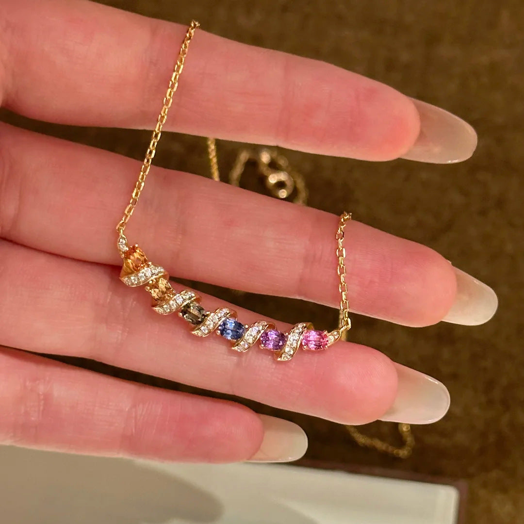 Twisted Wave Necklace
