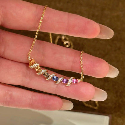 Twisted Wave Necklace