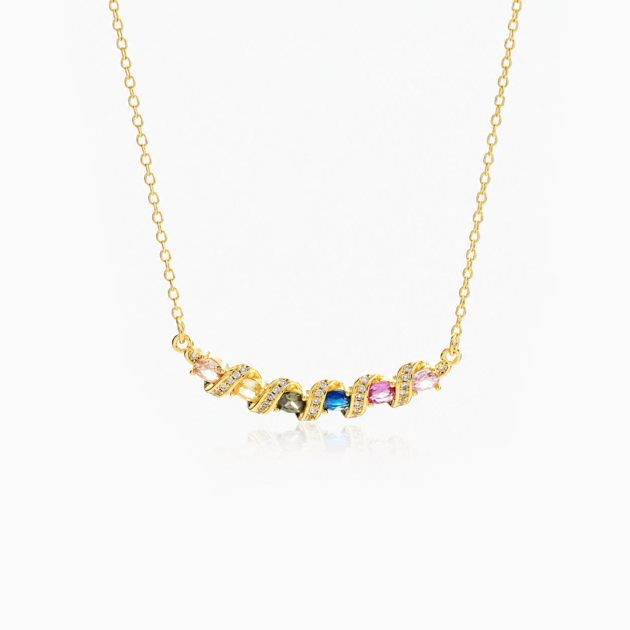 Twisted Wave Necklace