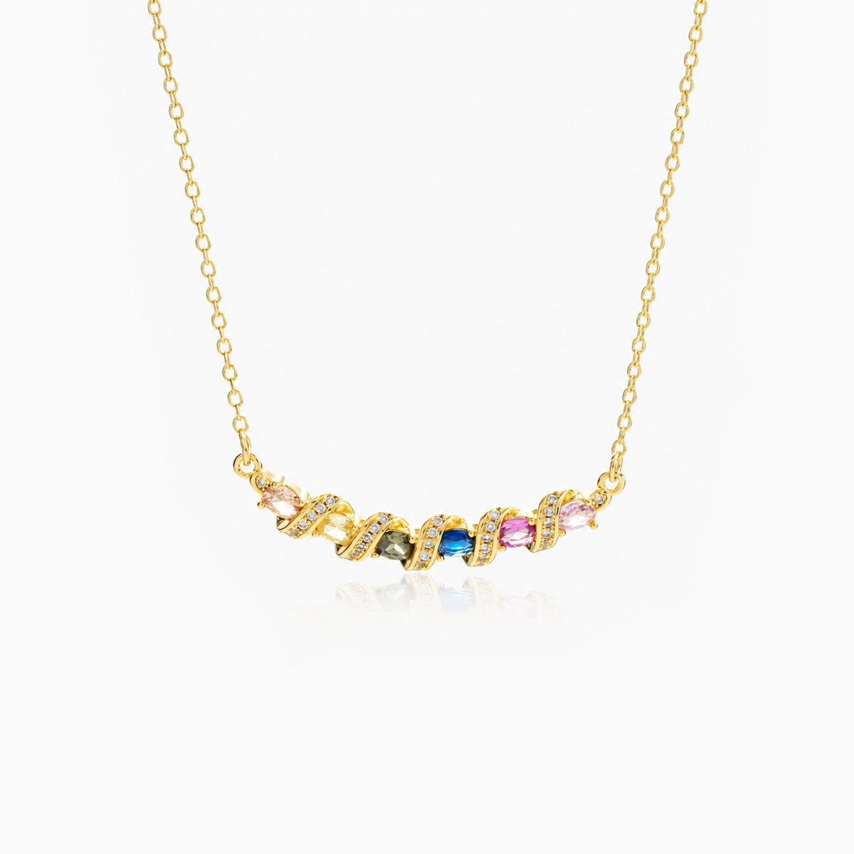 Twisted Wave Necklace