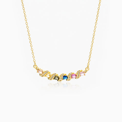 Twisted Wave Necklace
