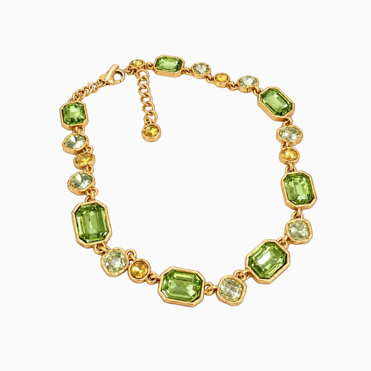 Olive Gemline Necklace