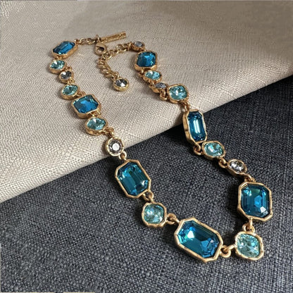 Olive Gemline Necklace