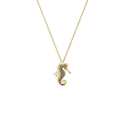Marine Seahorse Necklace