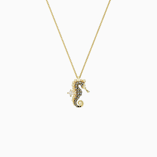 Marine Seahorse Necklace
