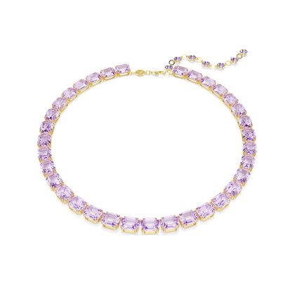 Lavender Rectangle Necklace