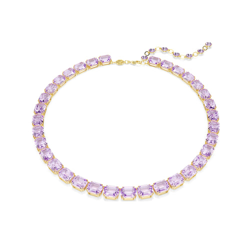 Lavender Rectangle Necklace