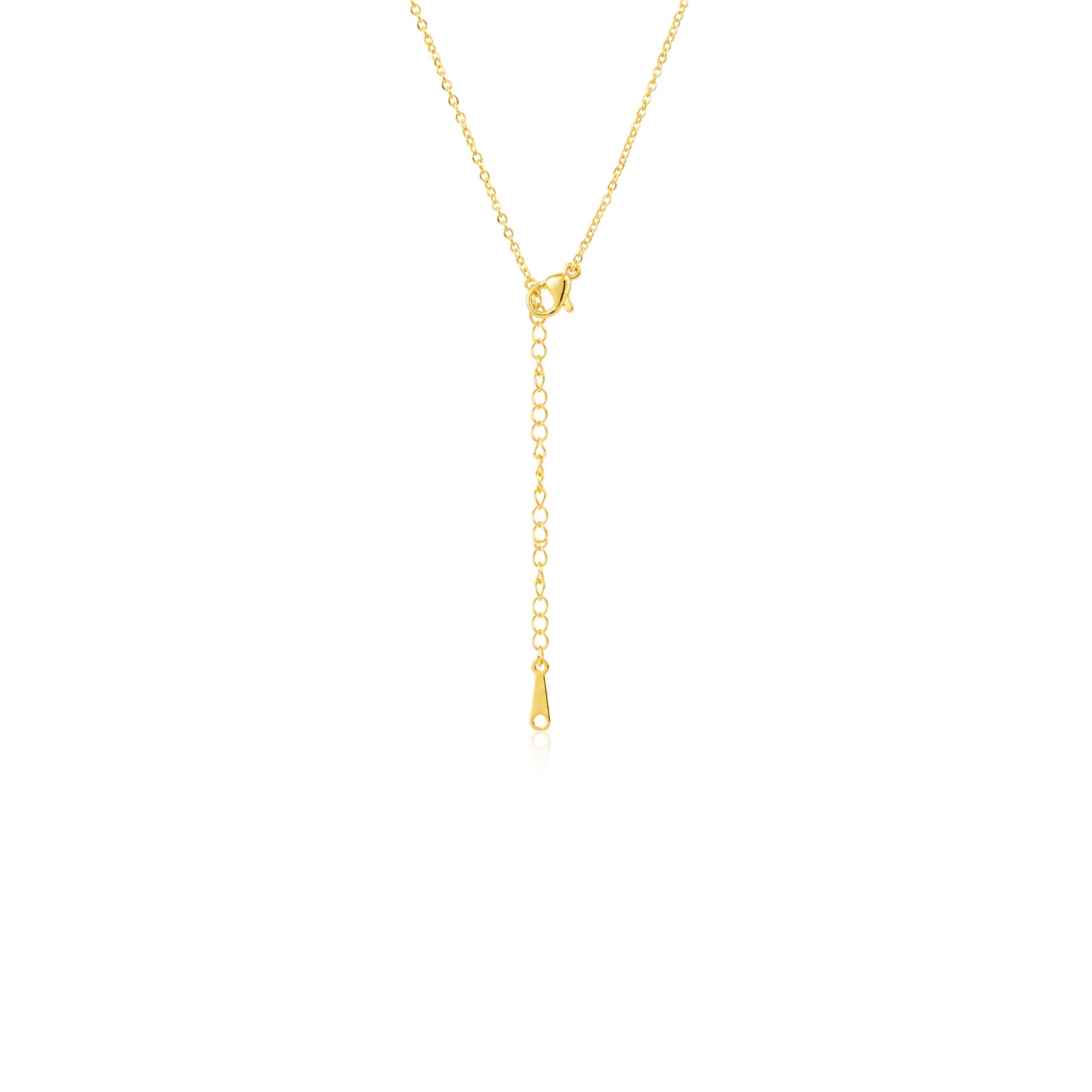 Blue Fringe Necklace