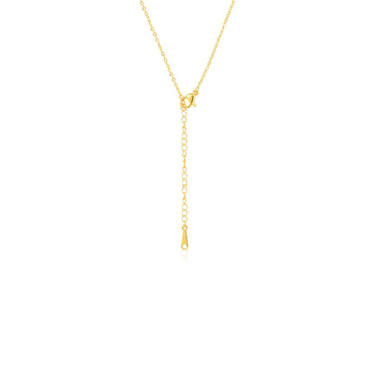 Blue Fringe Necklace