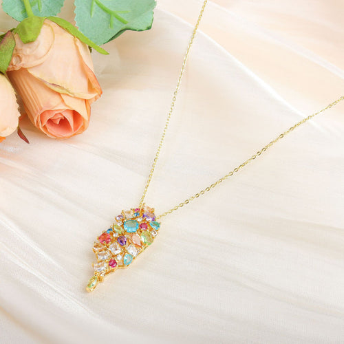 Tropical Cluster Necklace