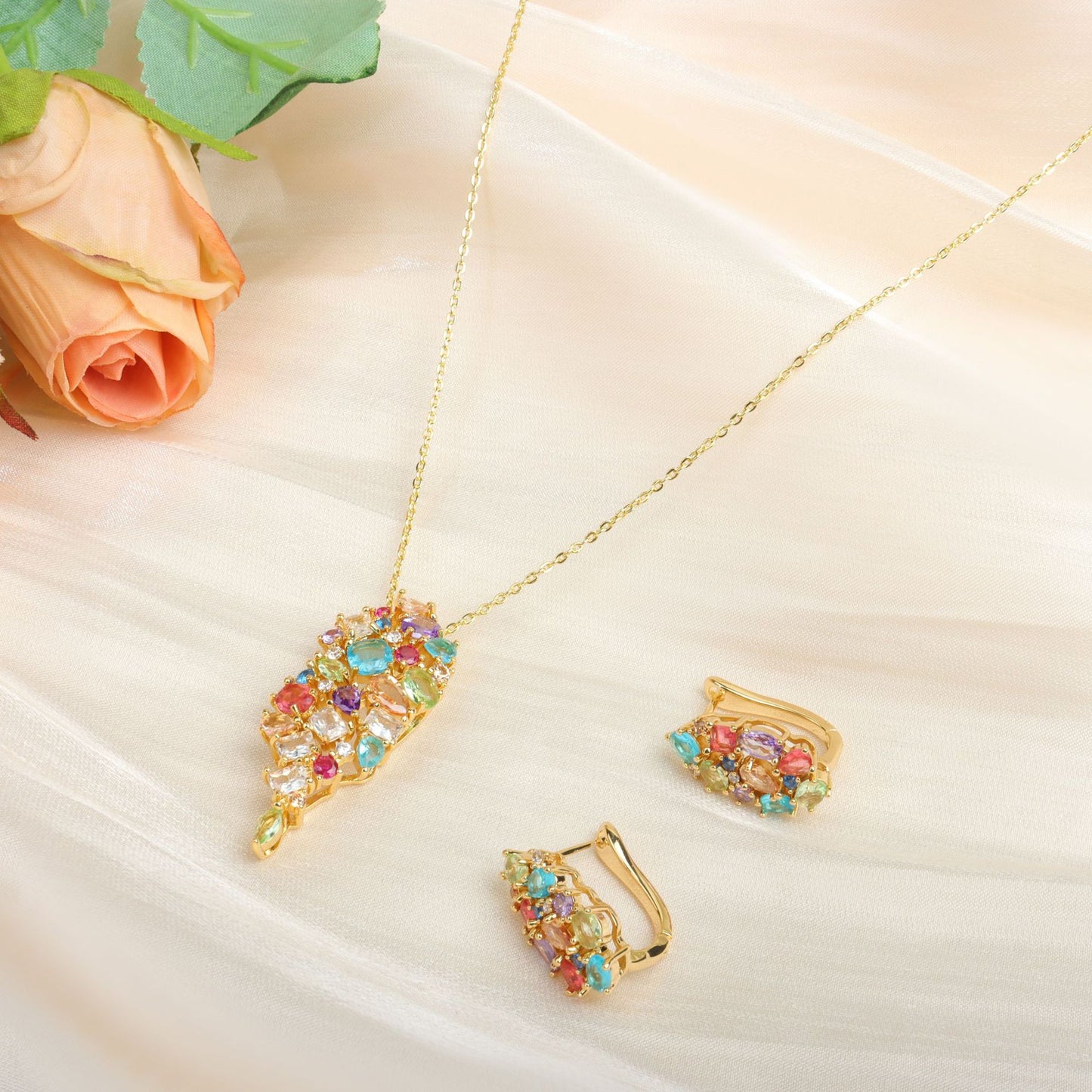 Tropical Cluster Earrings