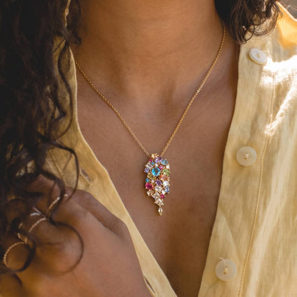 Tropical Cluster Necklace