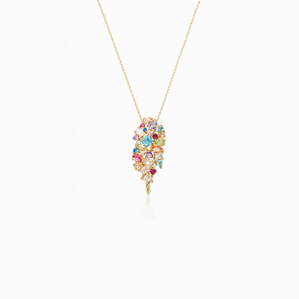 Tropical Cluster Necklace