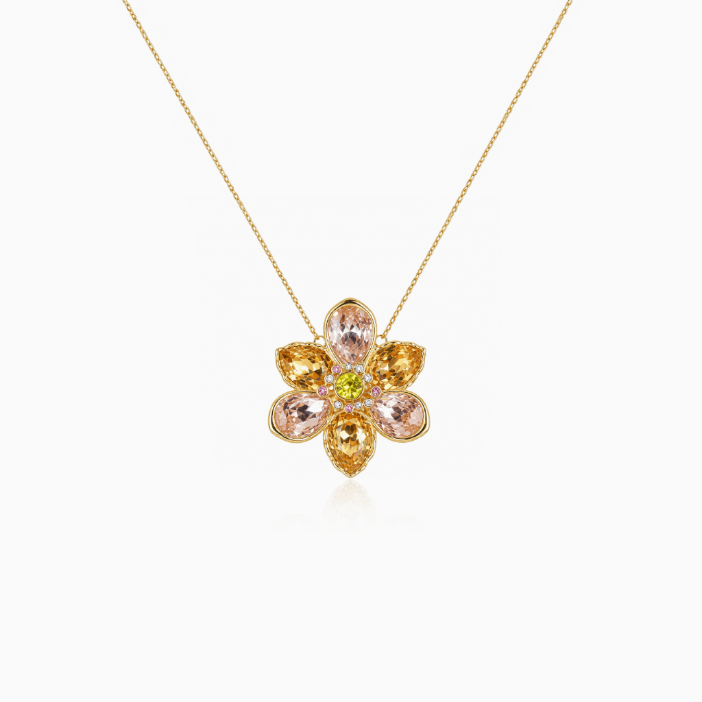 Sunlit Floral Necklace