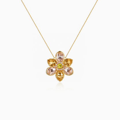 Sunlit Floral Necklace