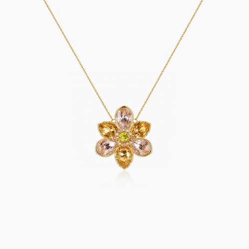 Sunlit Floral Necklace