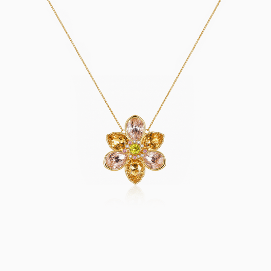 Sunlit Floral Necklace